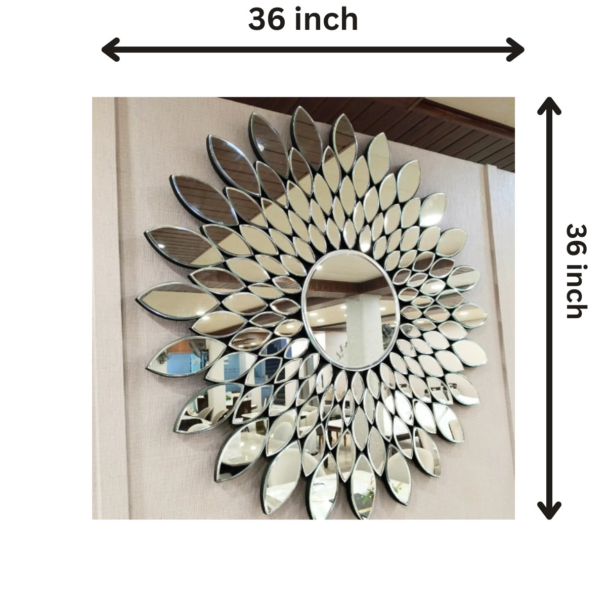 Wall Mirror for Living Room Bedroom Entryway Bathroom - Home Décor thumbnail